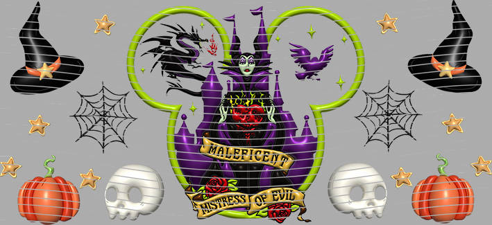 16oz Disney style-D-773